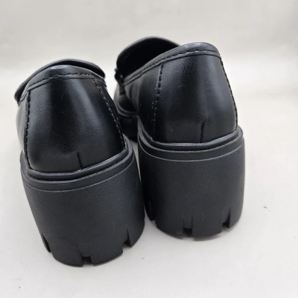 Madden Girl Women's Hoxtonn Slip On Comfort‎ Dress Loafers Black Size 6 155EG